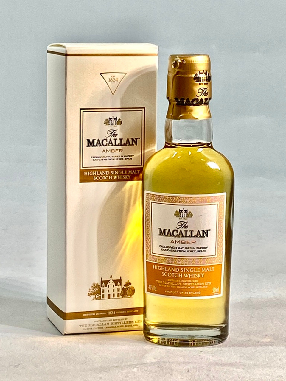 The Macallan Amber Miniature Highland Single Malt Scotch Whisky