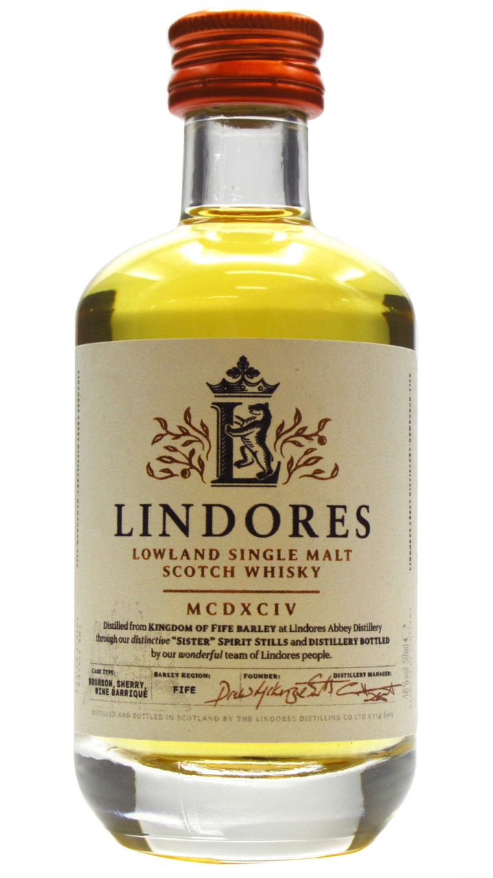 Lindores MCDXCIV Miniature, Lowland Single Malt Scotch Whisky