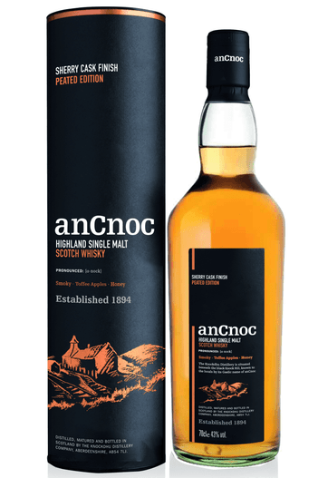 anCnoc Sherry Cask, Peated Edition, Highland Single Malt Whisky