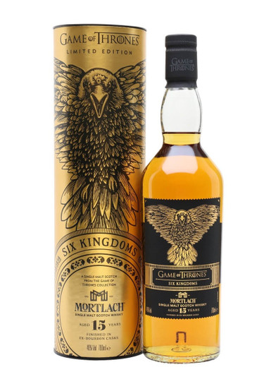 Mortlach 15 Year Old, Six Kingdoms, Game of Thrones, Speyside Single Malt Whisky