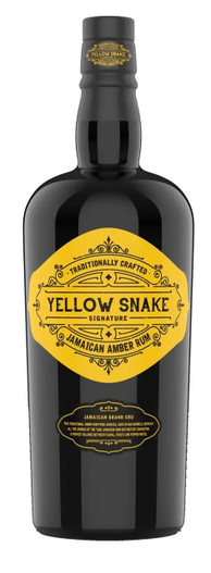 Yellow Snake Jamaican Rum Bottle.