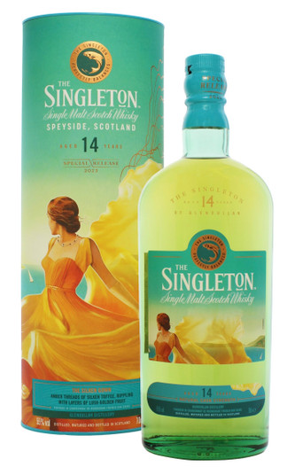 The Singleton of Glendullan, 14 Year Old, 2023 Special Release, Speyside Single Malt Scotch Whisky. Bottle and presentation tube.
