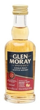 Glen Moray Sherry Cask Finish Miniature, Speyside Single Malt Scotch Whisky Bottle.