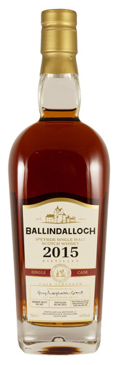 Ballindalloch Oloroso Sherry Butt Single Cask 2015, Speyside Single Malt Scotch Whisky Bottle.