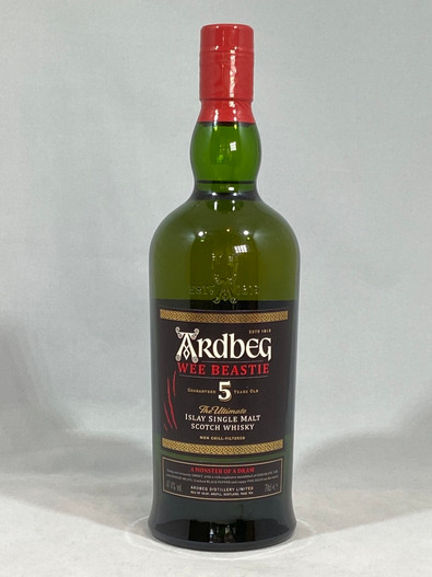 Ardbeg Wee Beastie, 5 years Old,  Islay Single Malt Scotch Whisky