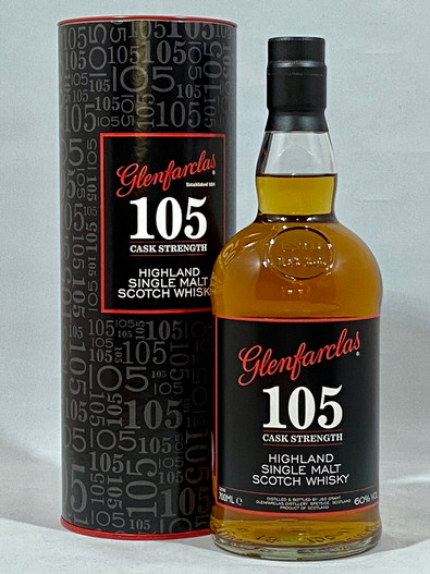 Glenfarclas 105 Cask Strength, Highland Single Malt Scotch Whisky,  70cl at 60% alc./vol.