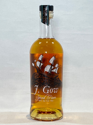 J. Gow Spiced Rum, Produce of Scotland