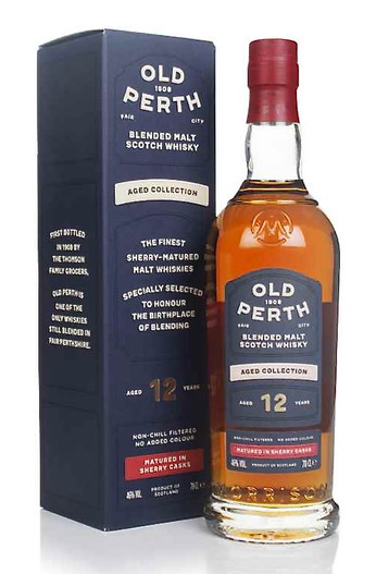Old Perth 12 Year Old, Sherry Cask Matured, Blended Malt Scotch Whisky