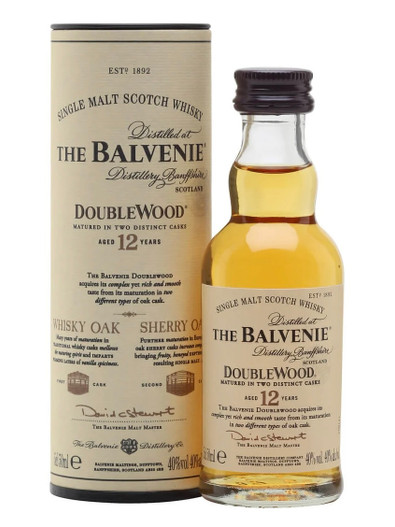 The Balvenie DoubleWood 12 Year Old Speyside Single Malt Whisky Miniature