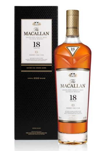 The Macallan, 18 Years Old, Sherry Oak Cask, 2022 Release, Highland Single Malt Scotch Whisky