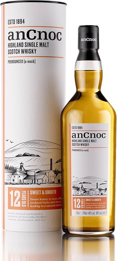 anCnoc 12 Year Old, Highland Single Malt Scotch Whisky
