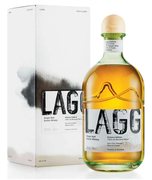 Lagg Kilmory Edition, Highland Single Malt Scotch Whisky. Bottle and presentation box.