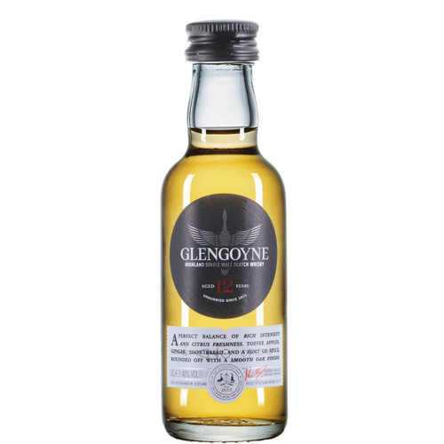 Glengoyne 12 Years Old, Highland Single Malt Scotch Whisky, Miniature