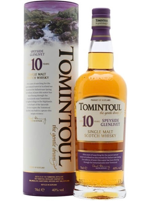 Tomintoul, 10 Year Old, Speyside Single Malt Scotch Whisky