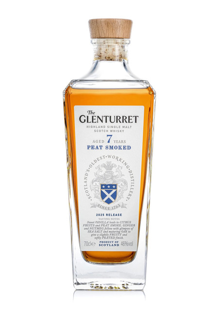 The Glenturret 7 Year Old Peat Smoked 2025 Release, Highland Single Malt Scotch Whisky The Glenturret 7 Year Old Peat Smoked 2025 Release, Highland Single Malt Scotch Whisky