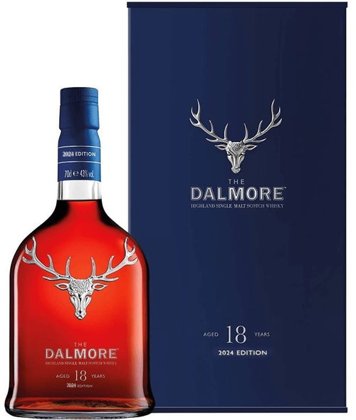 The Dalmore 18 Year Old, Highland Single Malt Scotch Whisky Bottle and Presentation Box