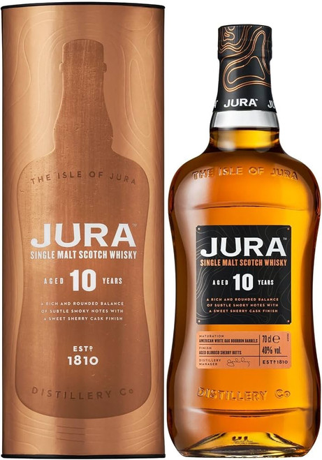 Jura Aged 10 Years, Single Malt Scotch Whisky