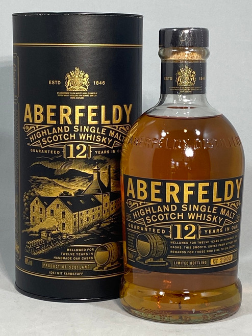 Aberfeldy 12 Year Old, Highland Single Malt Scotch Whisky,