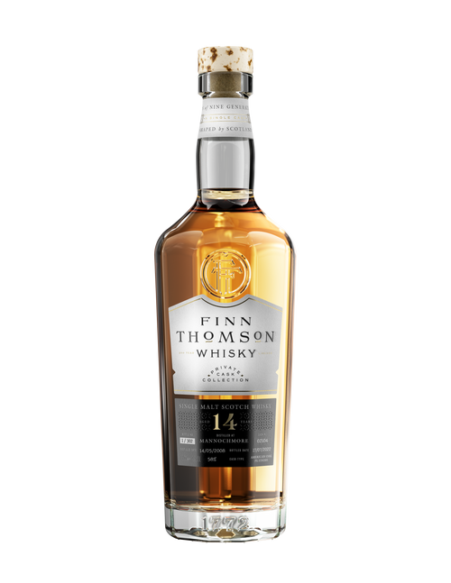 Mannochmore 14 Year Old Cask Strength, Finn Thomson Whisky, Speyside Single Malt Scotch Whisky