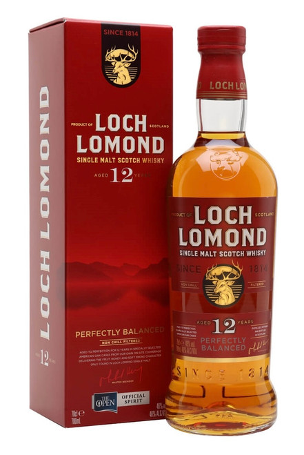 Loch Lomond 12 Year Old, Highland Single Malt Scotch Whisky