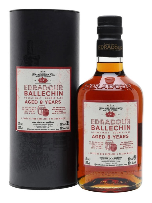 Edradour Ballechin Double Cask 8 Year Old Highland Single Malt Scotch Whisky