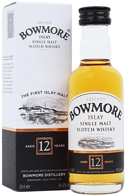 Bowmore, Aged 12 Years, Islay Single Malt Scotch Whisky Miniature