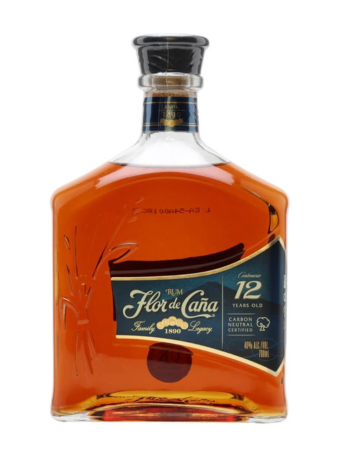 Flor De Cana 12 Year Old, Nicaraguan Rum Bottle
