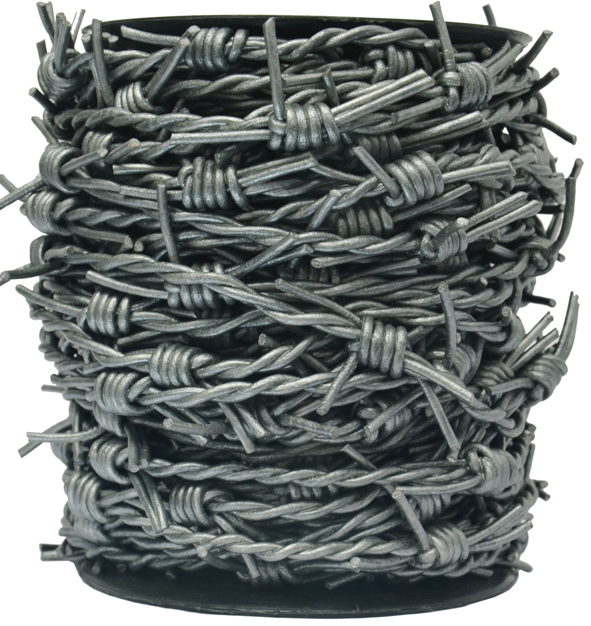 Xsotica Gray Metallic Barbed Wire Leather Cord-1 Meter