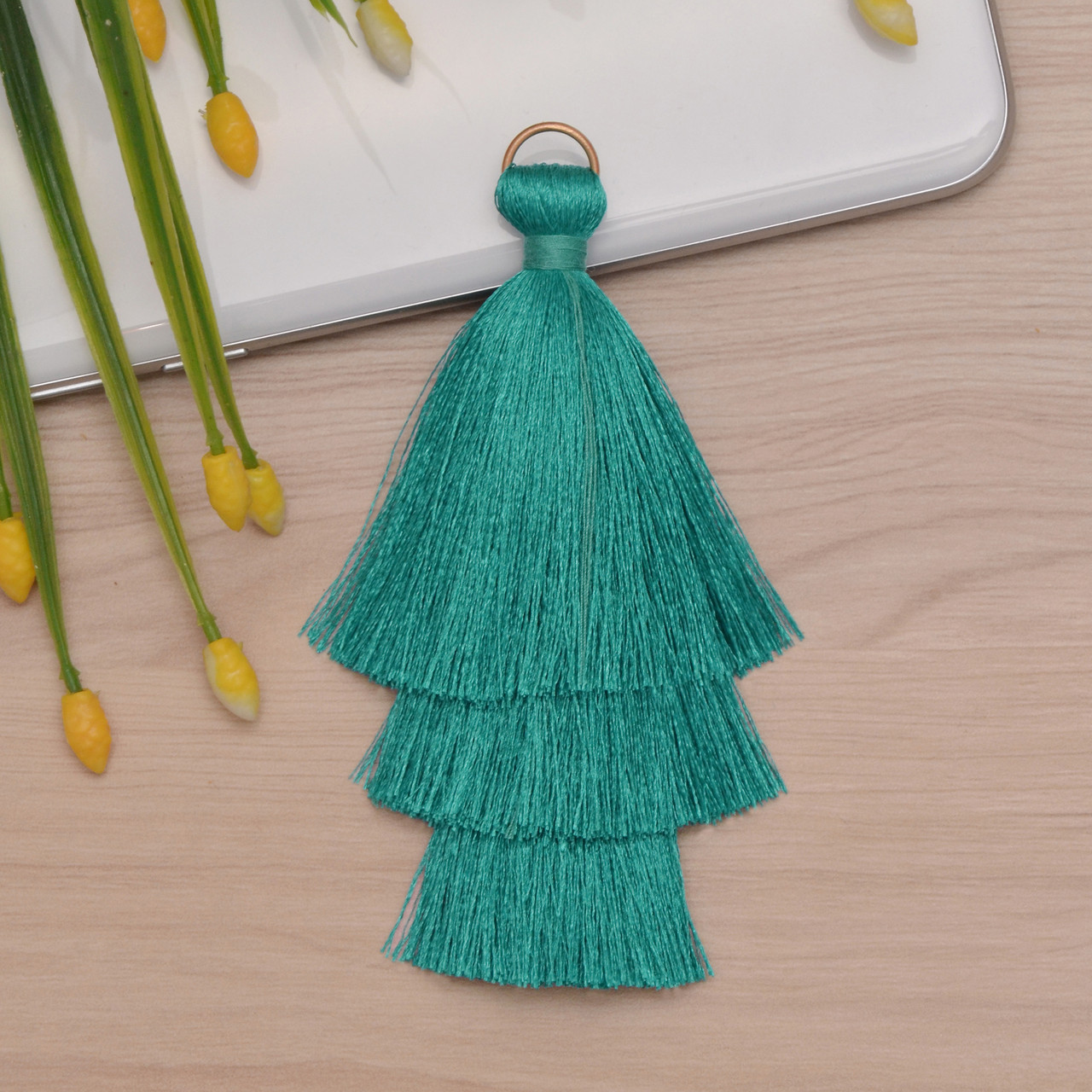 Xsotica Silk Tassel,DIY Craft Supplies Handmade Jewelry Tassels - Turquoise  Tassle / Tassles