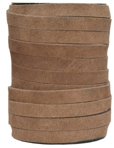 10mm Flat Suede Leather Cord