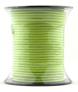 Xsotica Light Green Round Leather Cord 1.5mm 100 meters Xsotica Light Green Round Leather Cord 1.5mm 100 meters
