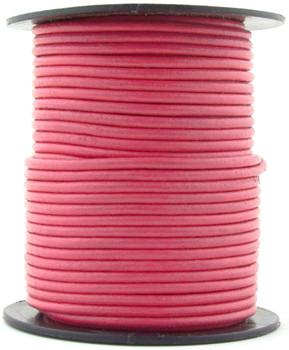 Xsotica Pink Round Leather Cord 1.5mm 50 meters Xsotica Pink Round Leather Cord 1.5mm 50 meters