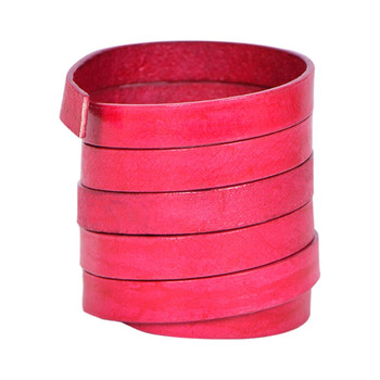 Xsotica Natural Fuchsia Flat Leather Cords 10.0 MM X 2.0 MM- 1 Yard Xsotica Natural Fuchsia Flat Leather Cords 10.0 MM X 2.0 MM- 1 Yard