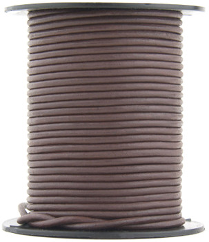 Brown Natural Round Leather Cord 2.0mm 50 meters Brown Natural Round Leather Cord 2.0mm 50 meters