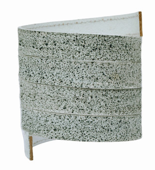 Xsotica Stitched Leather Strap 15MM X 2MM - Sparkle Gray- 1 Meter