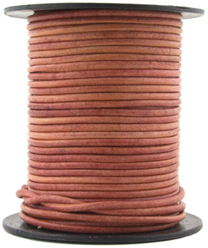 Xsotica Terracota Round Leather Cord 1mm 50 meters