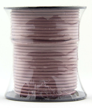 Xsotica Mauve Round Leather Cord 2.0mm 25 meters Xsotica Mauve Round Leather Cord 2.0mm 25 meters