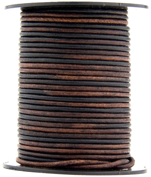 Gypsy Sippa Natural Dye Round Leather Cord 1.5mm 10 Feet