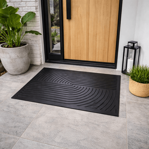 Arch Scraper Mat at Timber Door