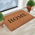 Premium Natural Coir 40mm Doormat with Black Home 55x 85cm