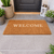 White Welcome Premium Coir Mat