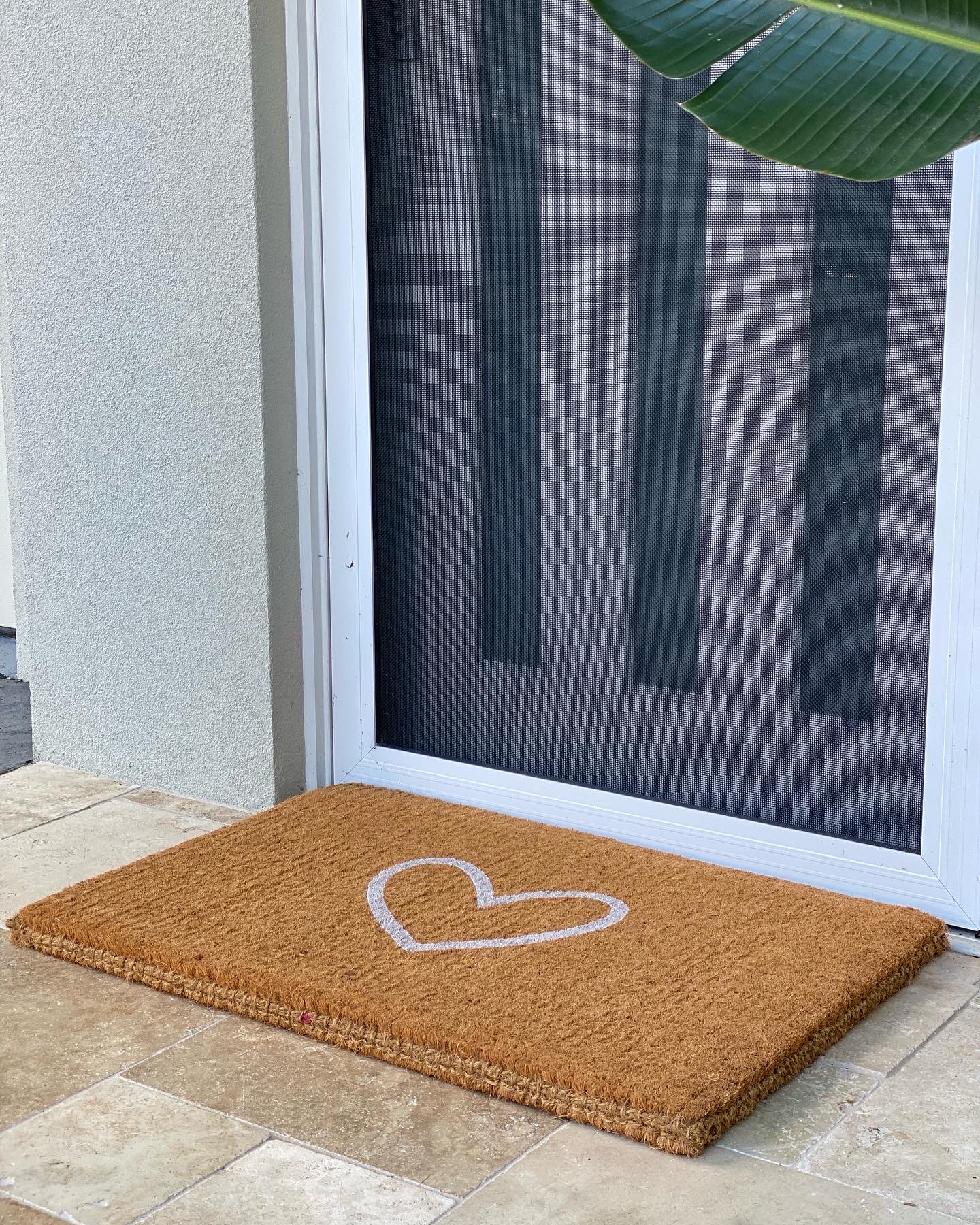 Buy Coir Doormat (White Home) in Australia 55x85cm