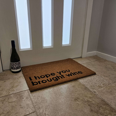 I Hope You Brought Wine 40 x 60cm | Doormat