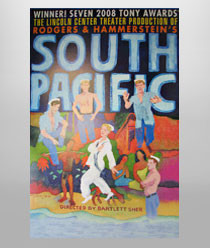 South Pacific Official Tour Poster