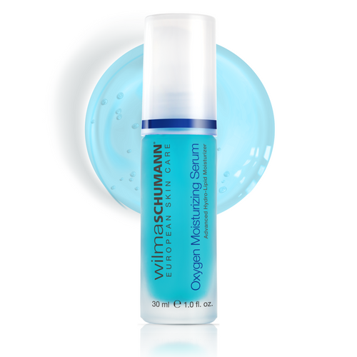 Wilma Schumann Oxygen Moisturizing Serum, a revitalizing skincare product enriched with botanical extracts and antioxidants to enhance skin radiance and hydration