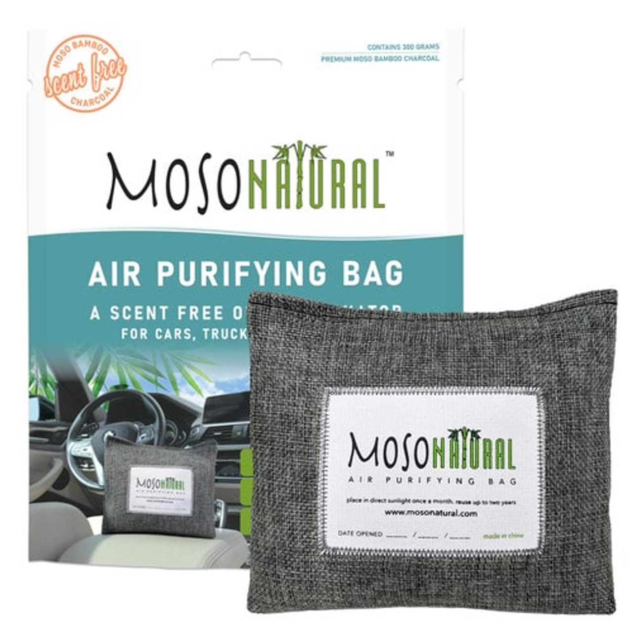 Moso Natural Air Purifying Bag for Cars, Trucks and SUVs. Bamboo Charcoal  Air Freshener, Deodorizer, Odor Eliminator, Odor Absorber, Fragrance Free  Car Freshener Price in India - Buy Moso Natural Air Purifying