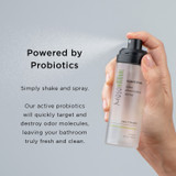 Probiotic formula actively removes odor and freshens the air.