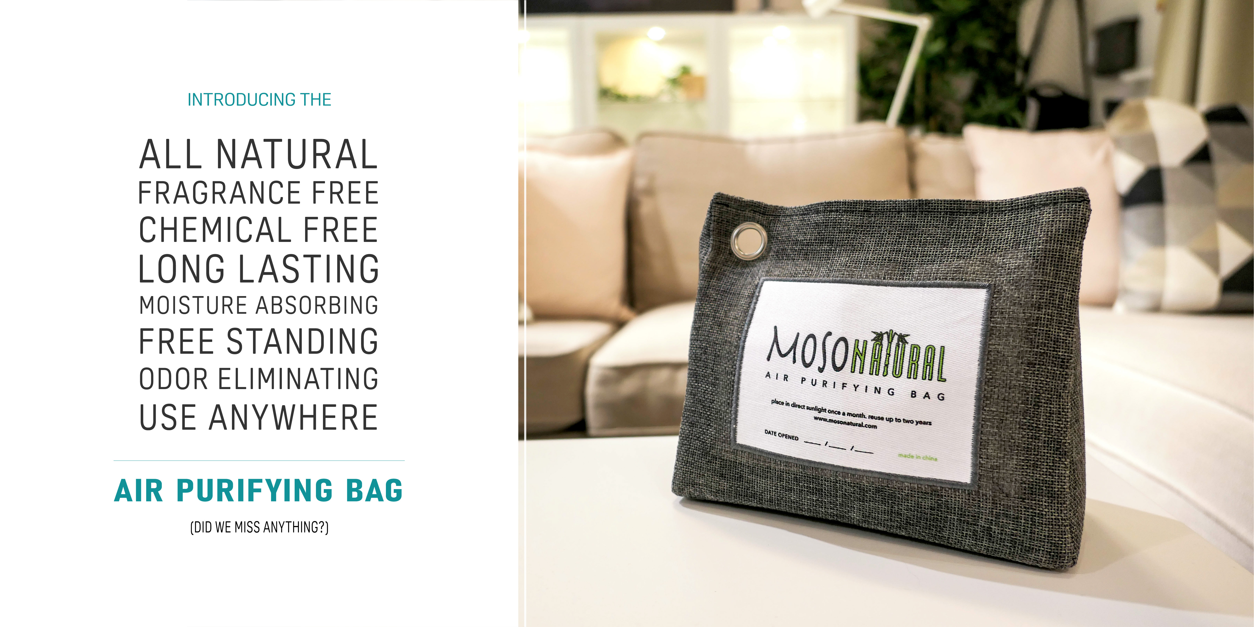 Moso Natural Air Purifying Bags Natural Odor Eliminators