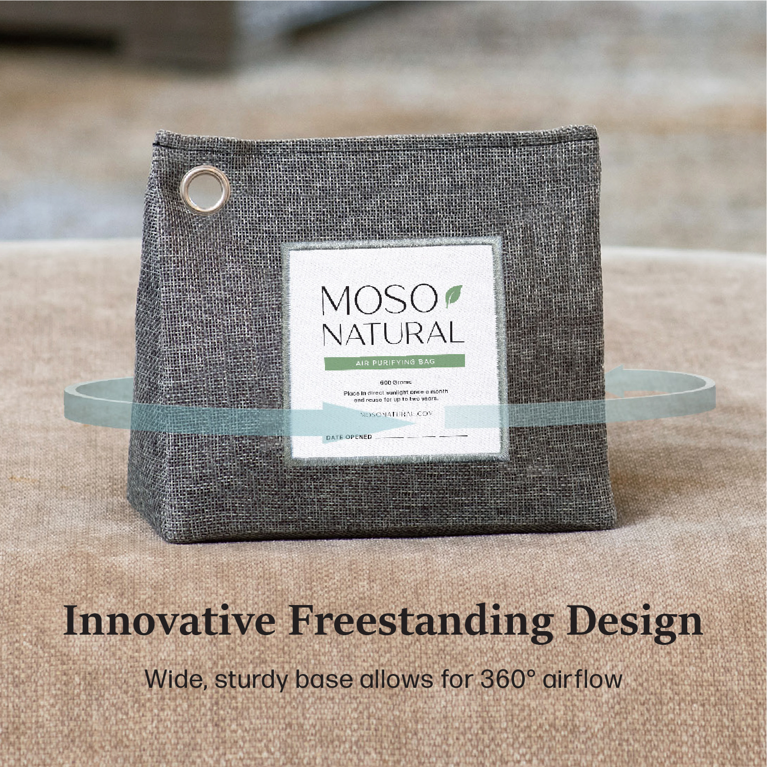 Unscented, Chemical-Free Odor Eliminator 600g | Moso Natural