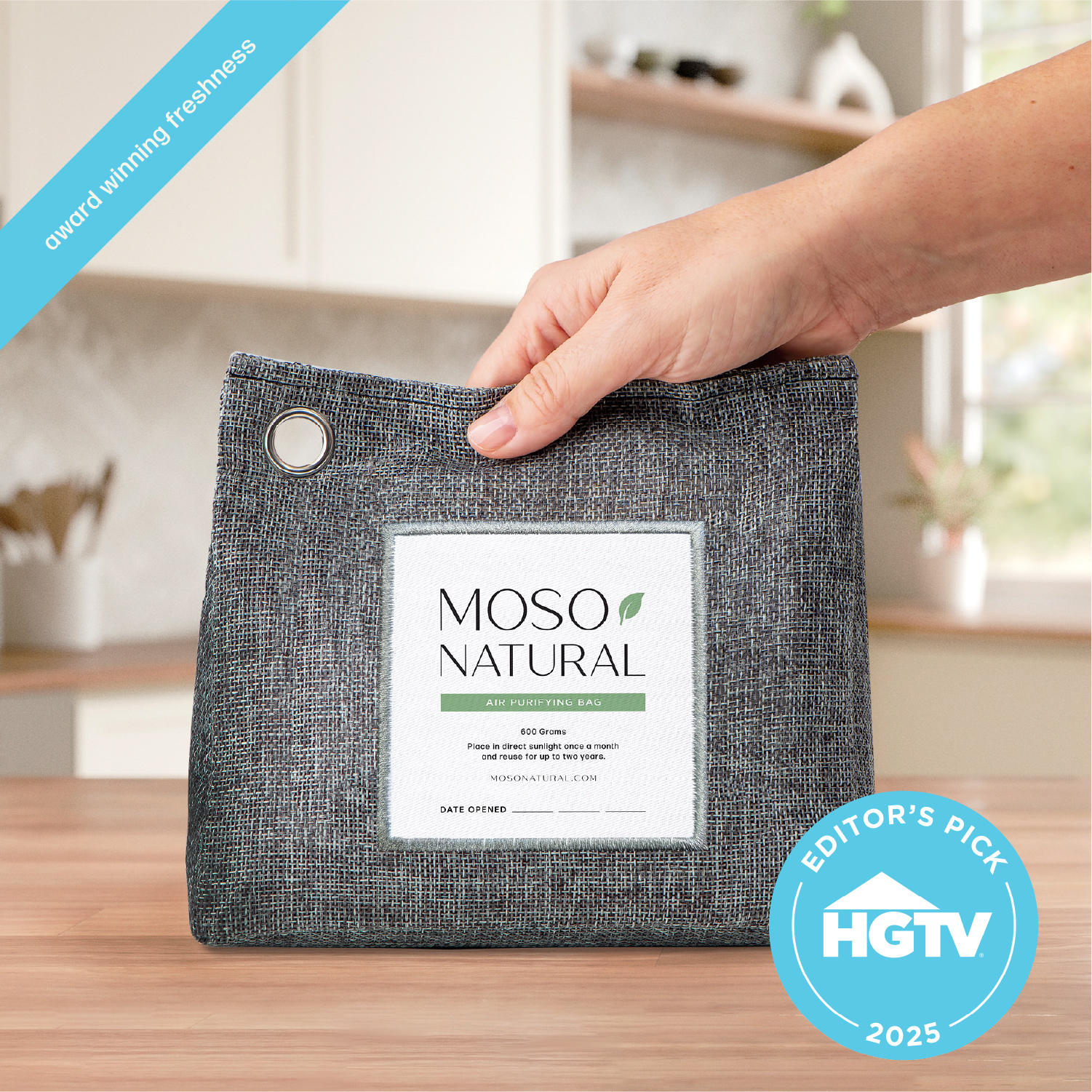 Unscented, Chemical-Free Odor Eliminator 600g | Moso Natural